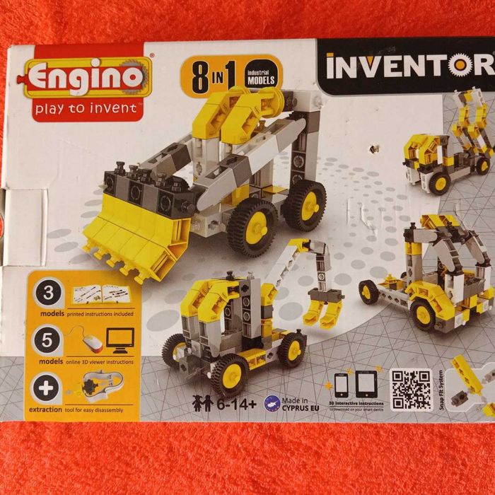 Конструктор Engino Inventor 8 в 1 Будівельна техніка