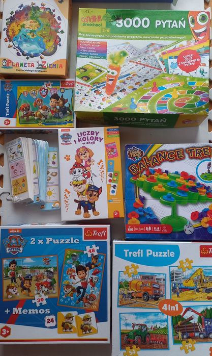Gry edukacyjne i puzzle 3+