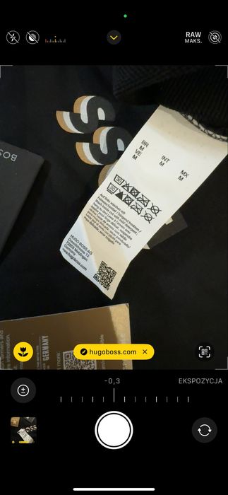Hugo Boss bluza dresowa męska