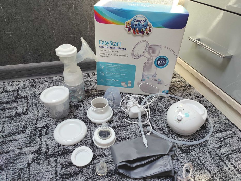 Canpol Babies laktator elektryczny easy start plus akcesoria