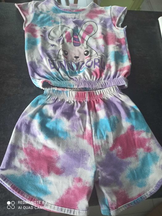 Komplet letni dla dziewczynki, rozm 122