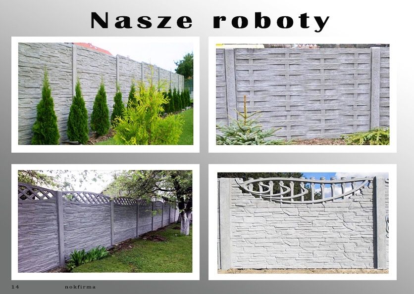 Ogrodzenie Betonowe/Montaż/Najlepsza cena