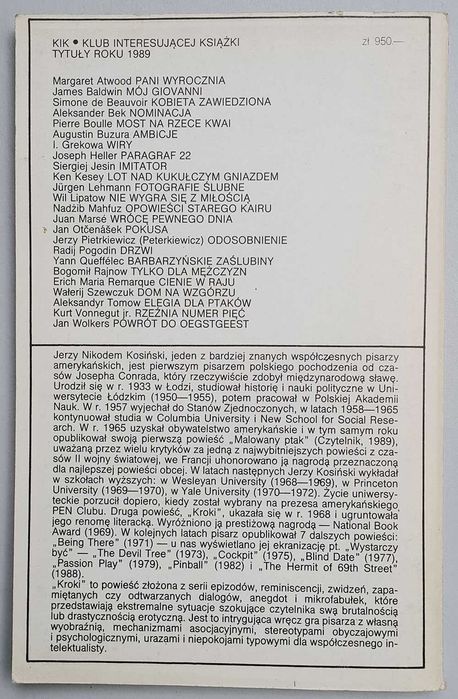 Bal w Hotelu Polonia Alceo Valcini oraz Kroki Jerzy Kosiński KIK