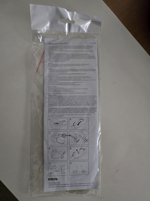 Pinlock para capacete hjc modelo hj-20m