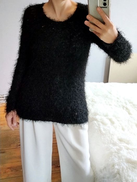 Светр Ялинка Чорний Мягенький, New Look S розмір