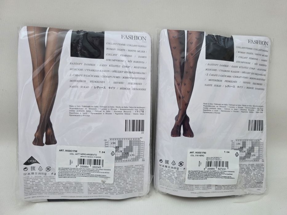 Оригінал! Жіночі фантазійні колготки Calzedonia, розмір 3/4