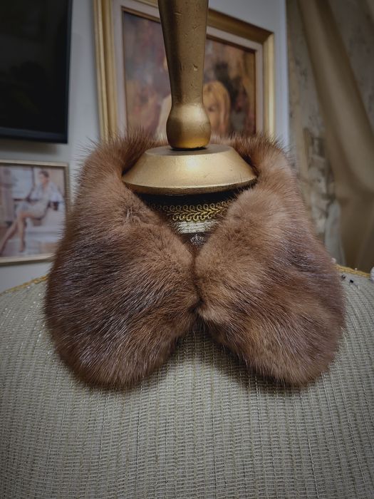 Golas em pêlo Vison Golden Honey  varias