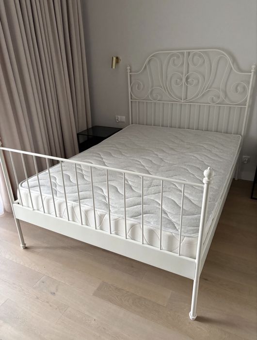 Łóżko IKEA Leirvik  140x200 + stelaż