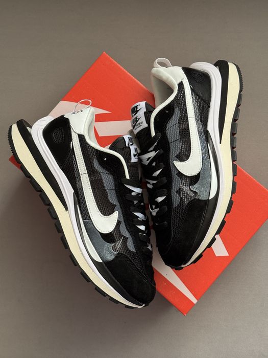 Кросівки чоловічі Nike Vaporwaffle Sacai Black 36-45. Без передоплати.