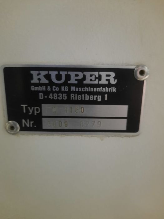 Maquina de cozer folha Kupper 1150