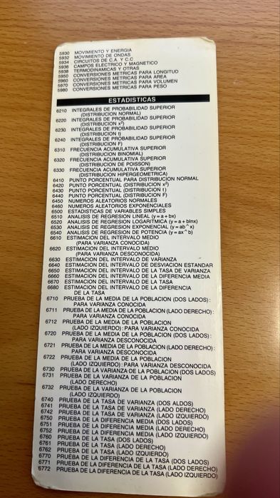 Calculadora CASIO FX-880P