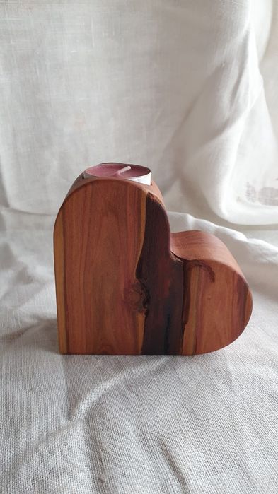 Serduszko, świecznik