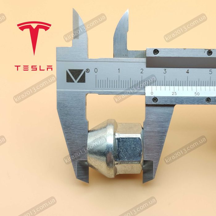 Колесная гайка Тесла 3 Гайки Tesla Model 3 М14х1,5 высота 25мм ключ 21