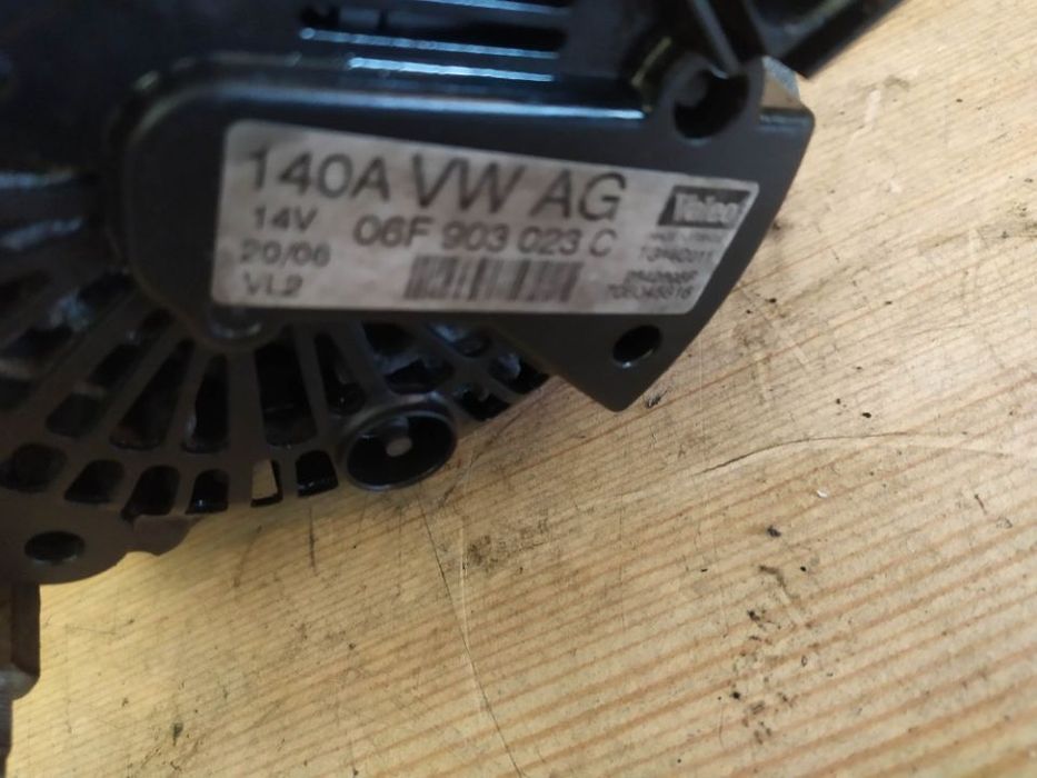 ALTERNADOR AUDI A3 8P VOLKSWAGEN GOLF V 1.9TDI 2.0TDI 06F903023C