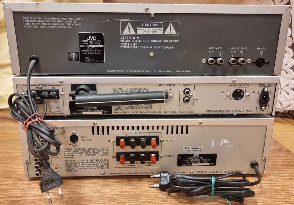 JVC tuner T-X30 wzm. A-X30 deck KD-V100 po serwisie