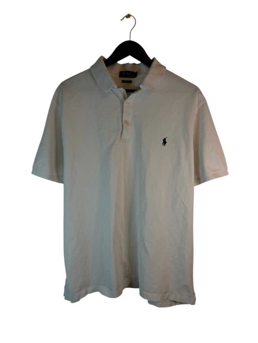 Koszulka polo Ralph Lauren Biała logo XL