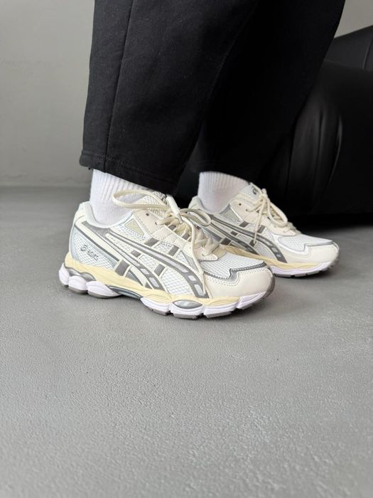 Кросівки Кроссовки Asics Gel-NYC 2055 Beige Grey Бежево-серый Бежево-сірий Кросовки Демісезон