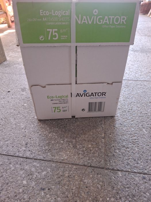 Papel A4 navegador 75gr