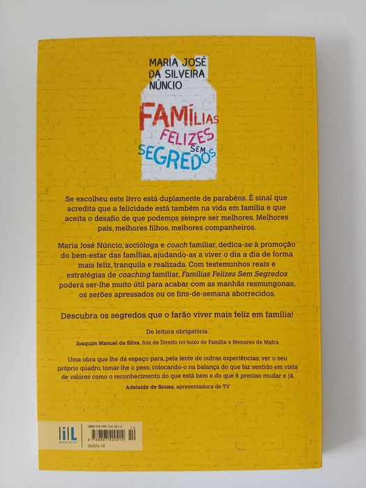 Livro "Famílias felizes sem segredos"
