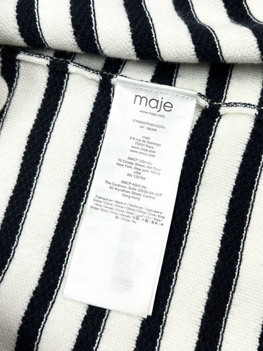 Вовняний смугасти светр кофта Maje m