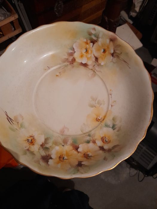 Louça decorativa pintada à mão