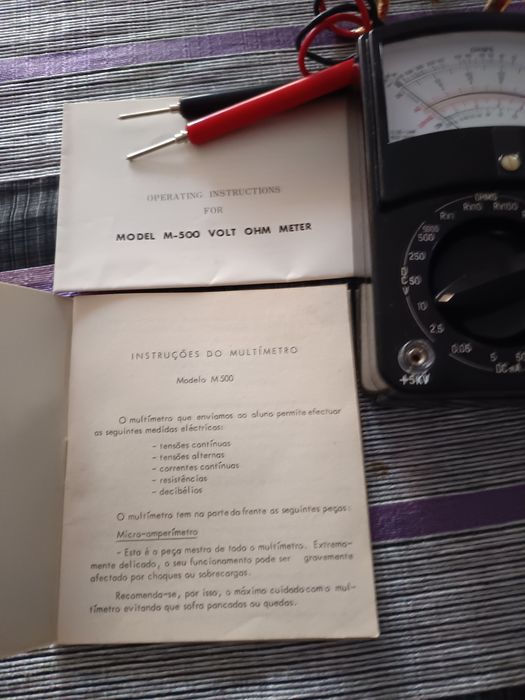 Multímetro Analógico – Modelo M500