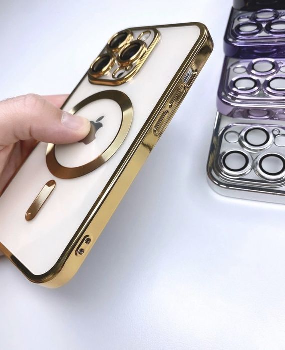 Чохол на iPhone 15 Pro Max та інші, MagSafe чехол для Айфон про S. 16