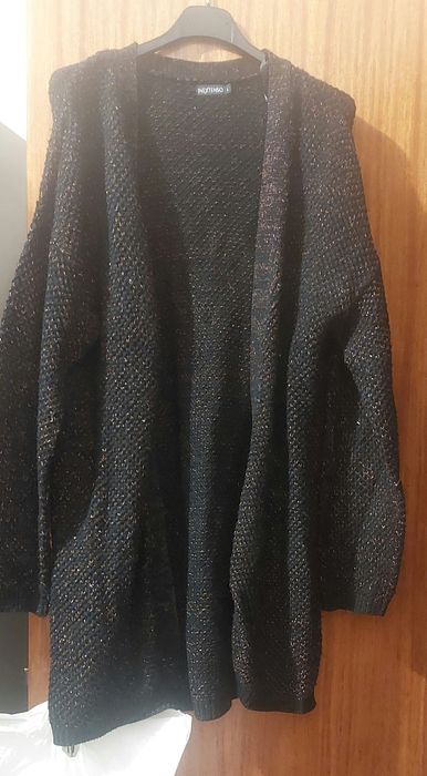 Casaco malha preto L