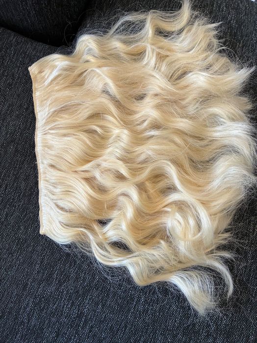 Extensão de cabelo natural clip