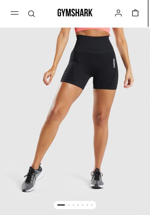 (XS-S) Gymshark Energy Seamless Shorts спортивні шорти легінси лосини
