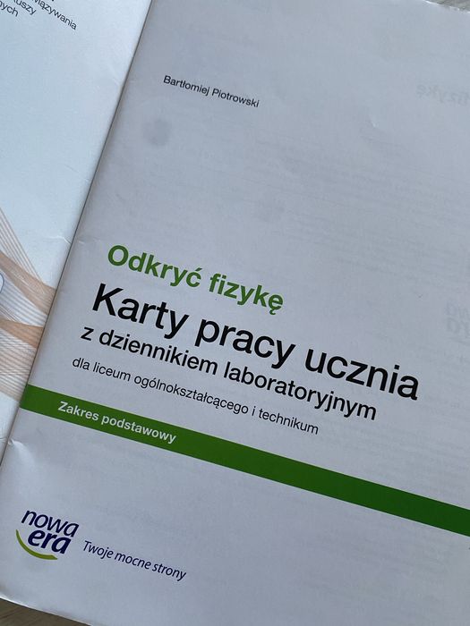 Odkryć Fizykę 2 - karty pracy ucznia ćwiczenia