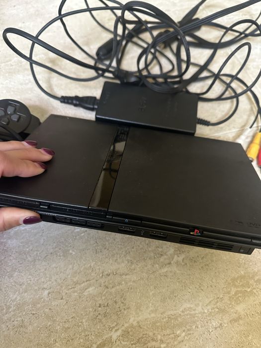PS2 Slim + comando original