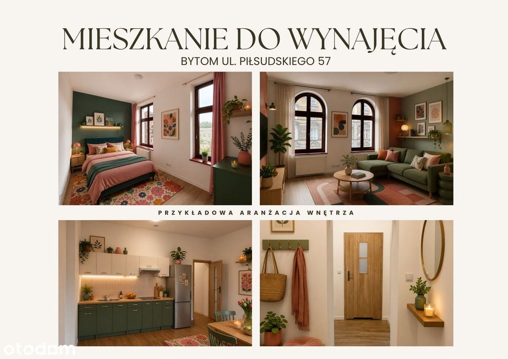 Dwupokojowe mieszkanie w Bytomiu | OGRZEWANIE GRATIS | 0% prowizji |4D