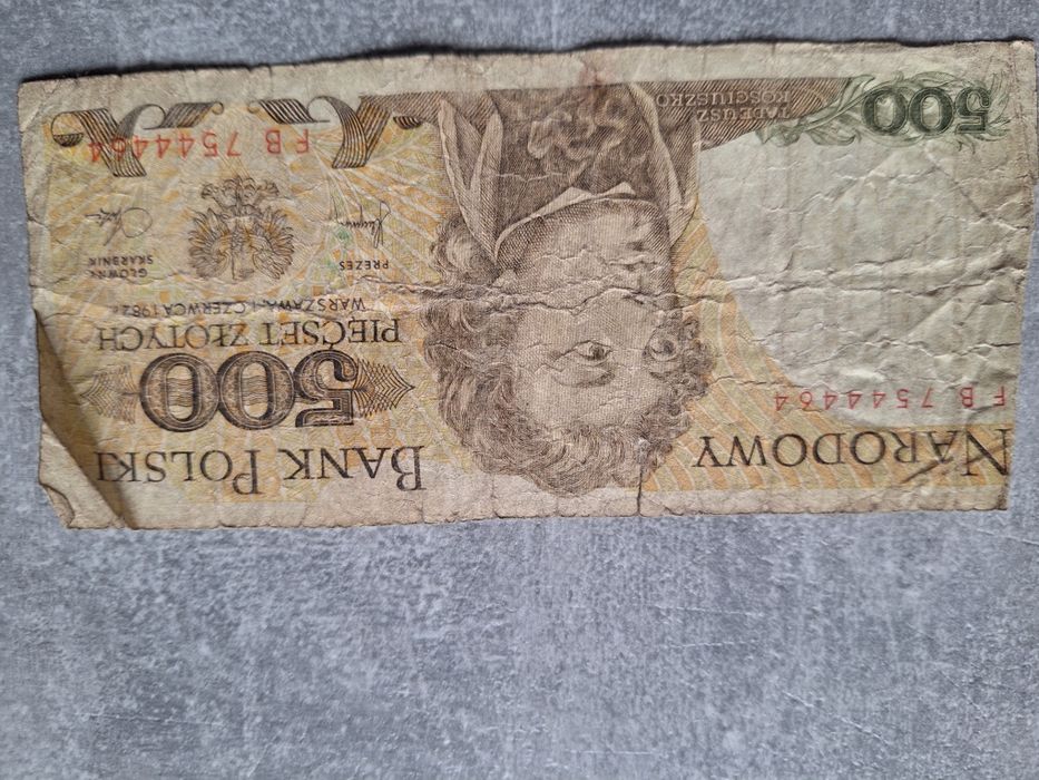 Banknoty różne z epoki Gierka