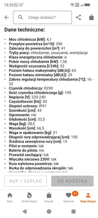 Klimatyzator przenośny