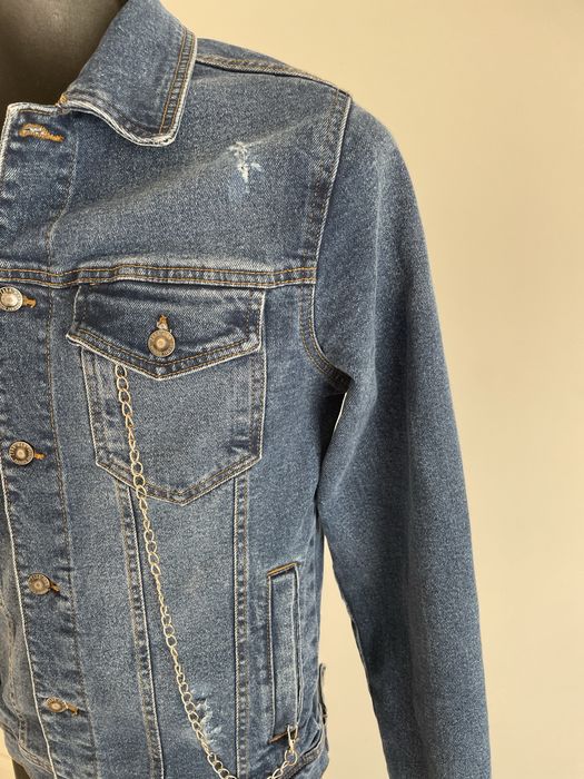 Kurtka Denim jeansowa custom avant garde