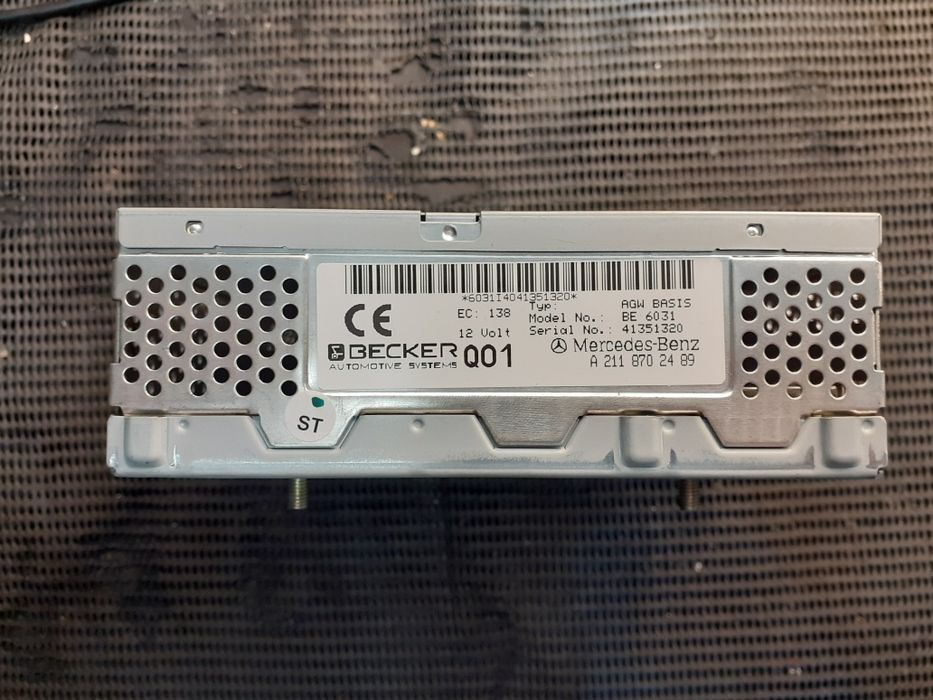 Mercedes w211 w219 amplificador do radio Becker