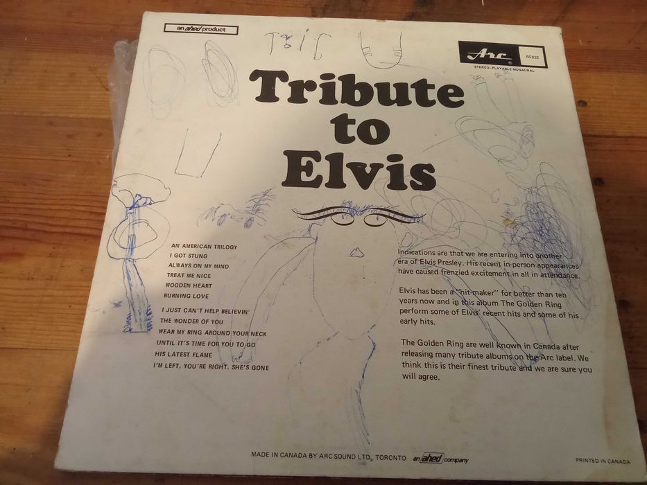 VARIOS  -Tribute To Elvis Vol 2 - The Golden Ring LP
