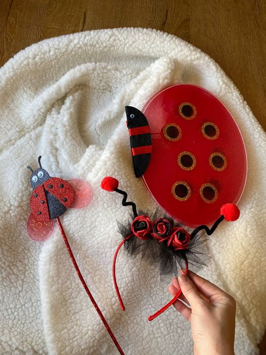 Крила бджілки,жука сонечка,костюм,обруч жабки,промінчика