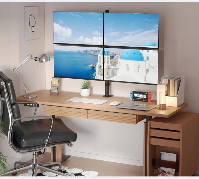 Uchwyt na cztery monitory BONTEC MDM004, 13-27'', 10 kg, VESA 75/100