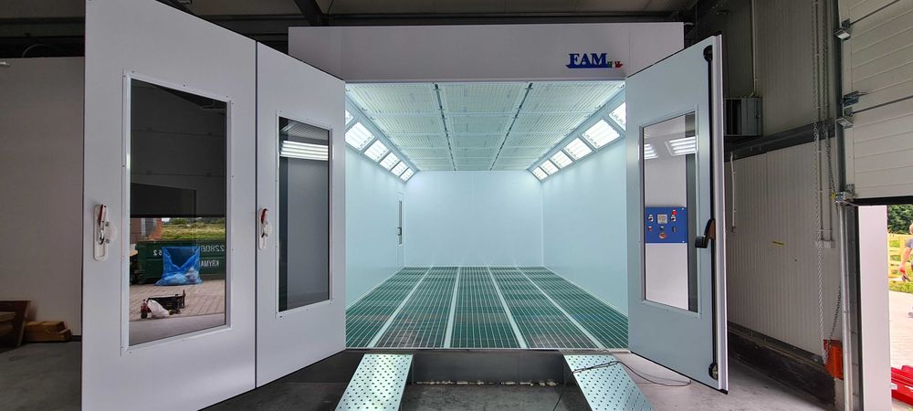 Kabina komora lakiernicza FAM ITALY Włoska precyzja,  wydajność.