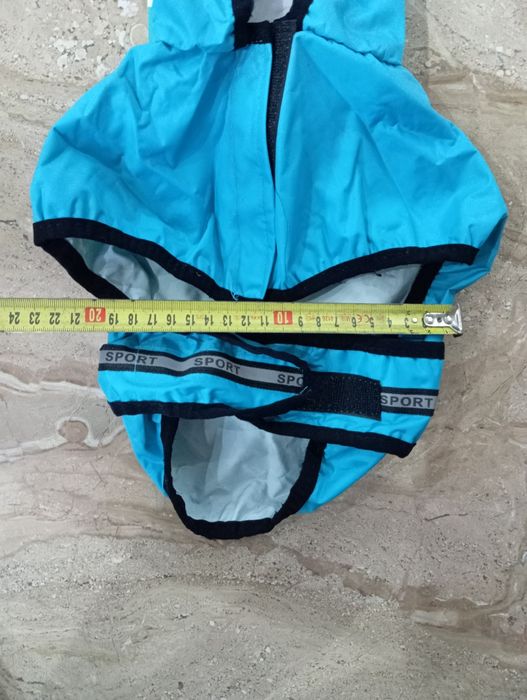 Kurtka przeciwdeszczowa dla psa XS