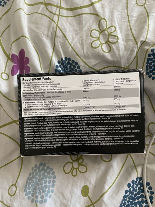 Olimp Beta-alanine alanina carno rush 63 tabl przedtreningowka