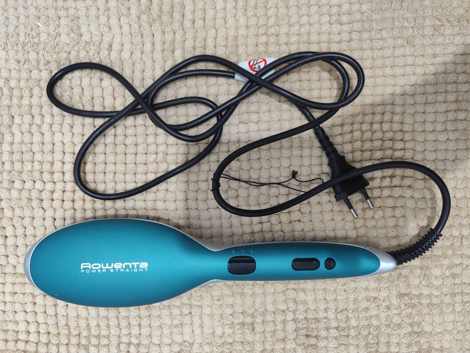 Escova Alisadora Rowenta Power Straight CF5820 - Como Nova