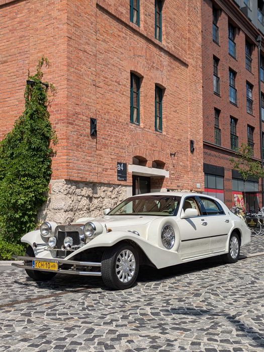 Samochód retro, ślubny, do ślubu, Lincoln Excalibur |II Prosecco Van