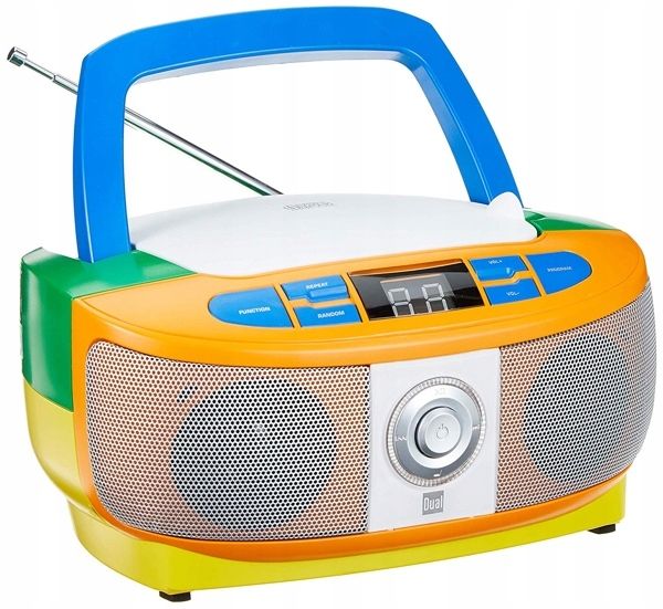 Radioodtwarzacz DUAL P 49-1 CD, przenośny boombox FM