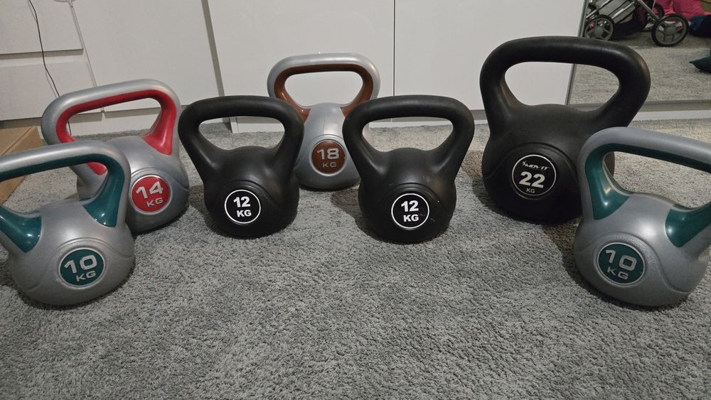 Kettlebells. Zestaw kettli