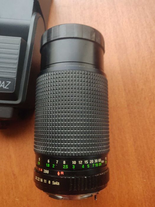 Conjunto máquina fotográfica cosina