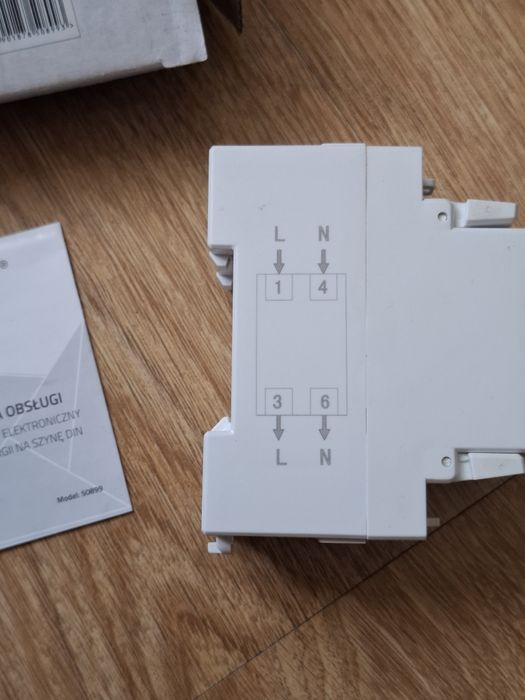 Licznik prądu energi elektrycznej 1 fazowy