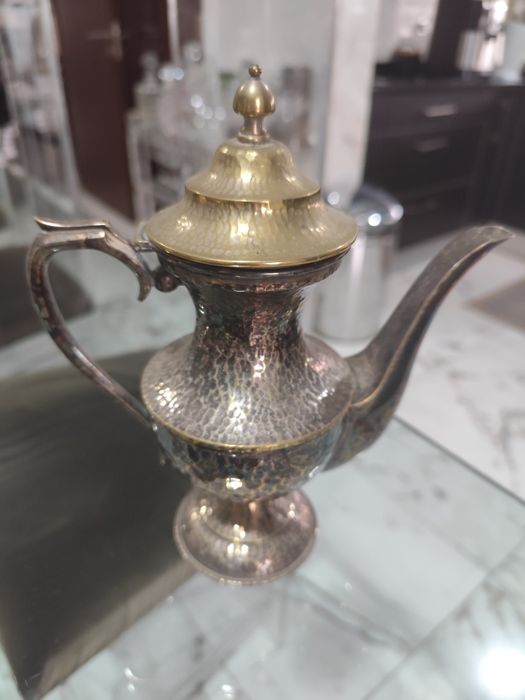 Serviço de chá e café completo estilo D.Joao V ,em cobre martelado